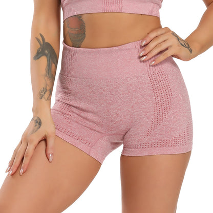 High Waist  Seamless Yoga Shorts.