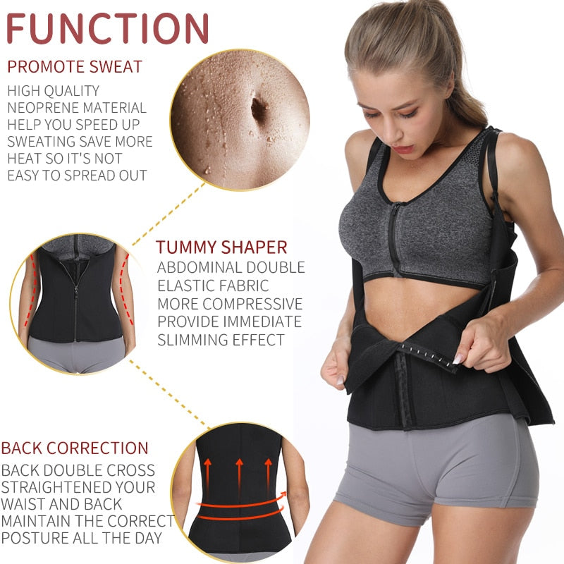 Sauna Sweat Vest Waist Trainer