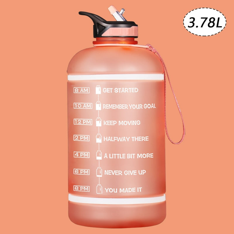 2.2/3.78L Gallon Water Bottle with Time Marker