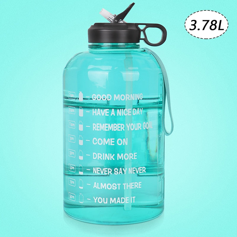 2.2/3.78L Gallon Water Bottle with Time Marker