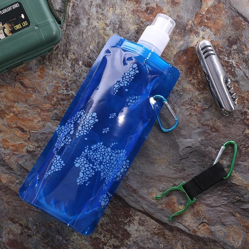 Portable Ultralight Foldable Silicone Water bag.