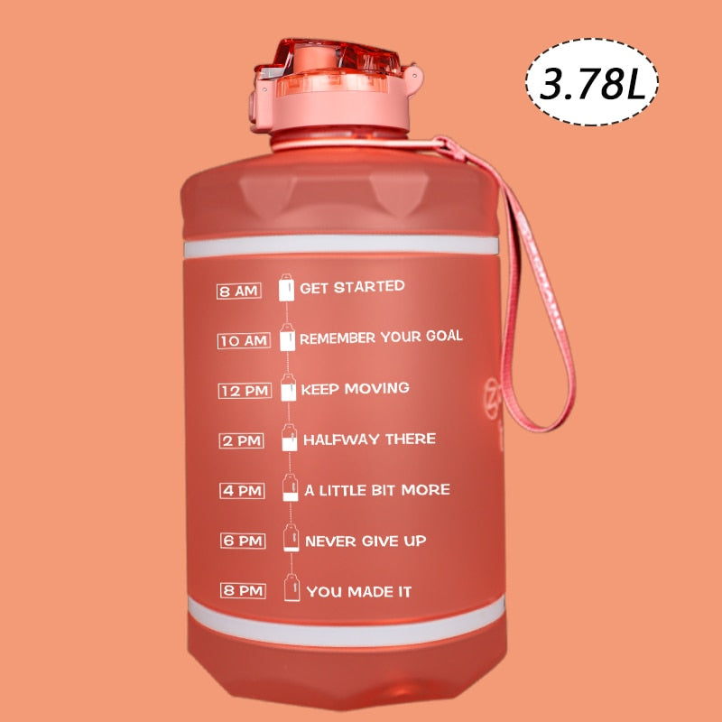 2.2/3.78L Gallon Water Bottle with Time Marker