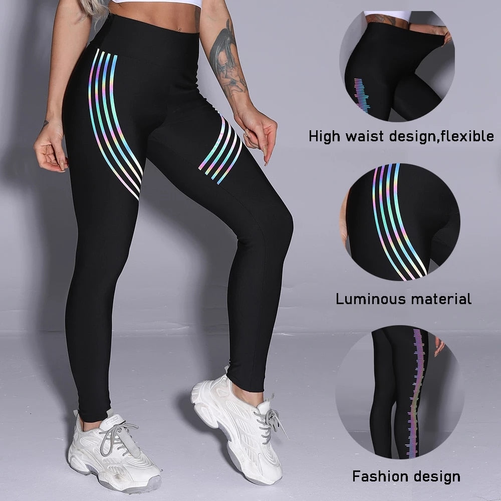 Women's Casual Slim Iridescent Reflective.