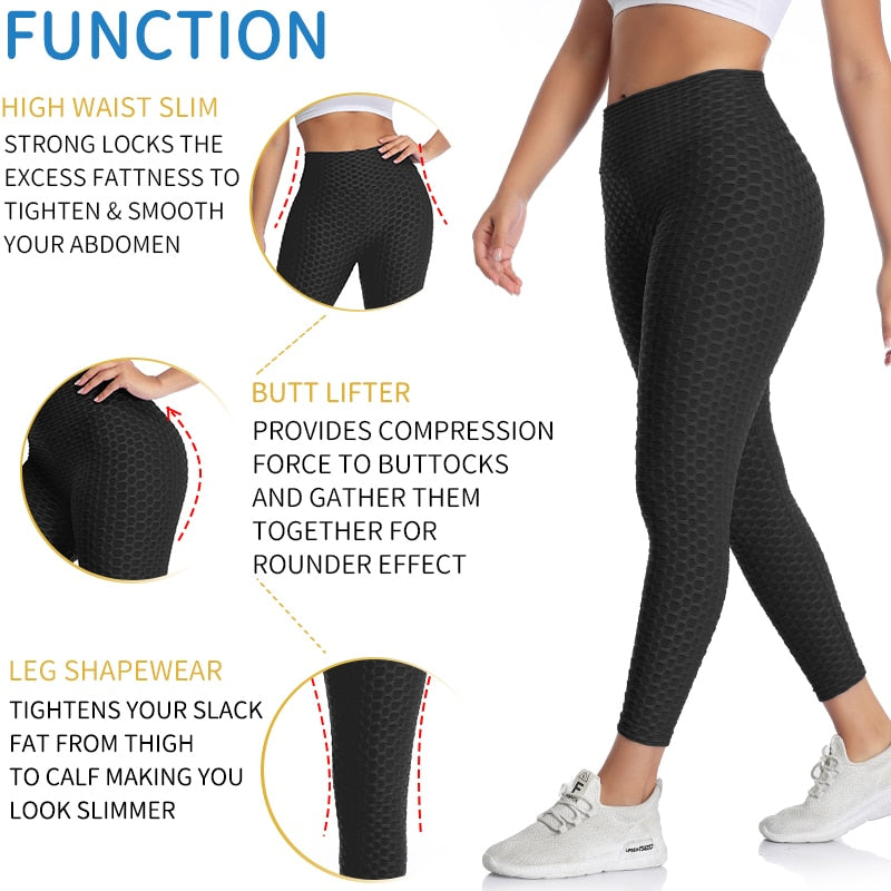 High Waist With Pocket Women Sport Fitness Leggings