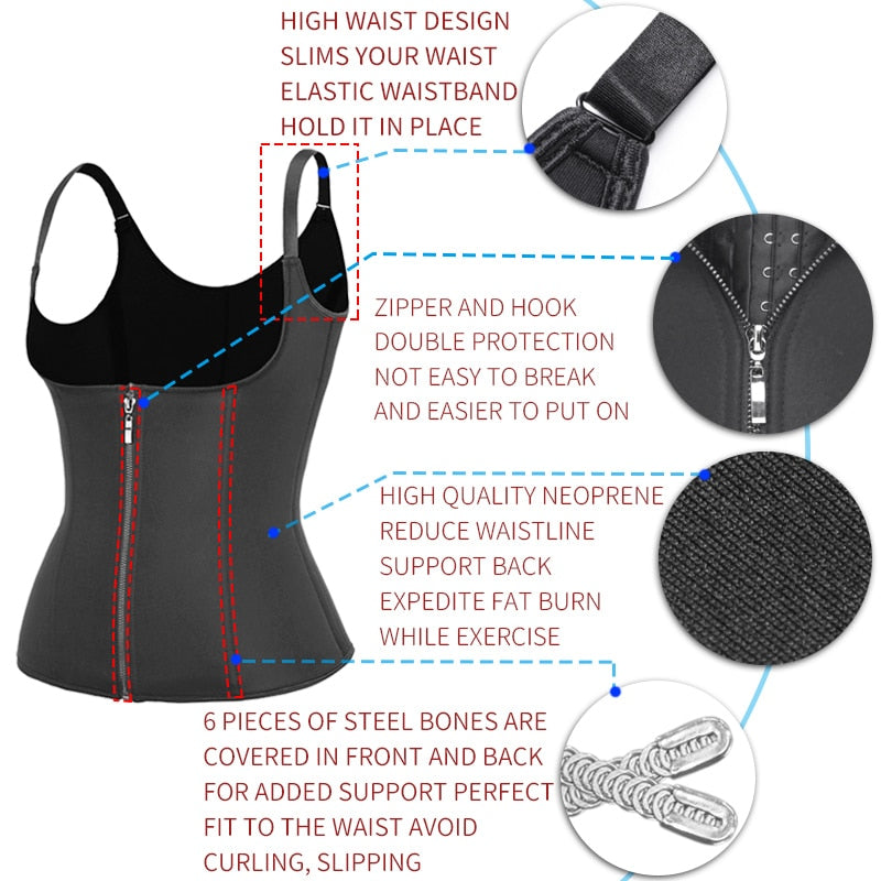 Sauna Sweat Vest Waist Trainer