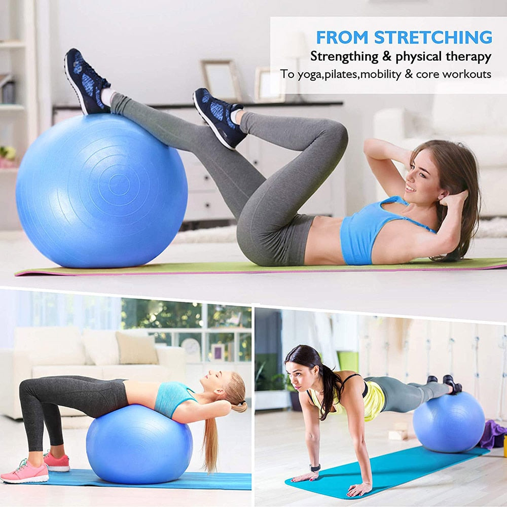 Yoga Ball Pilates Fitness Gym.