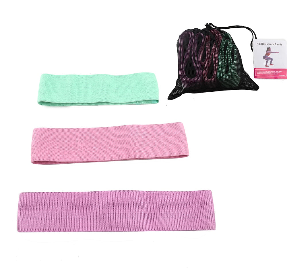 3PCS/Lot Fitness Rubber Band Elastic Yoga Resistance Bands