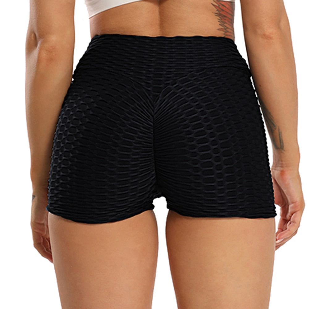 High Waist  Seamless Yoga Shorts.