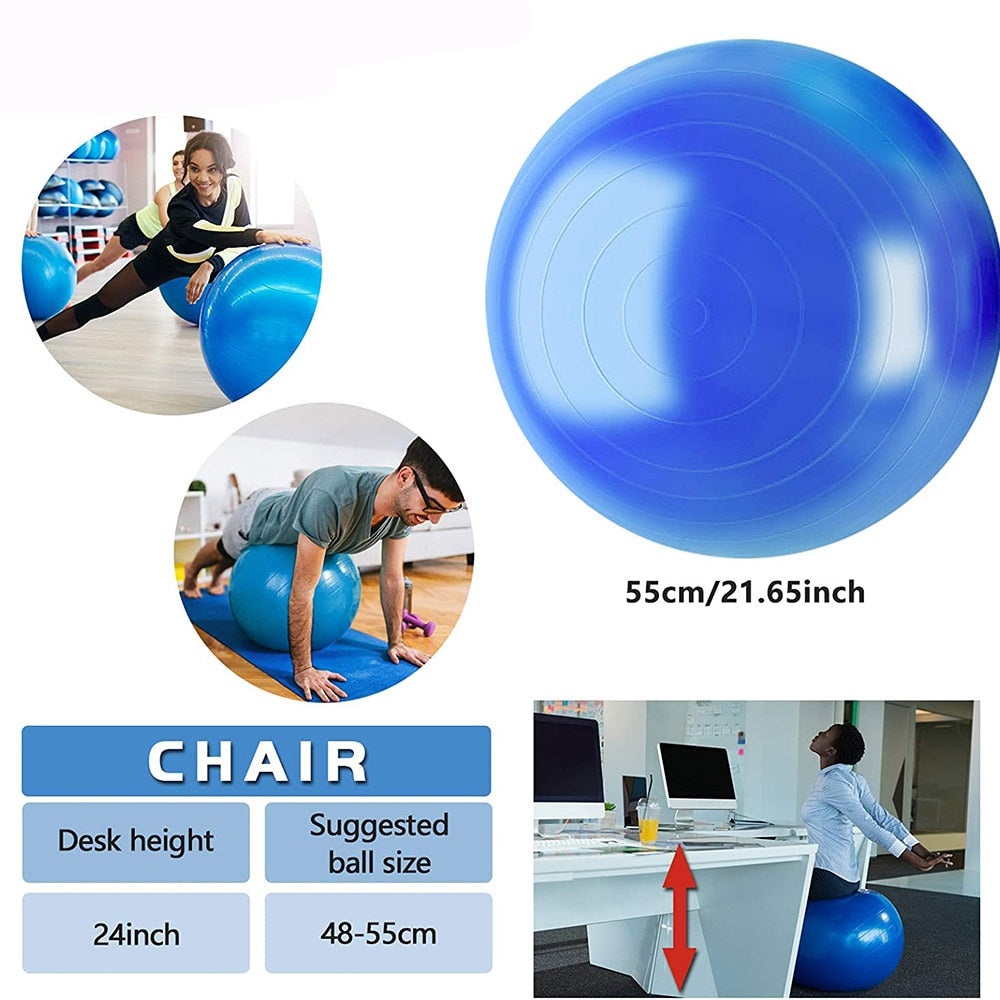 Yoga Ball Pilates Fitness Gym.