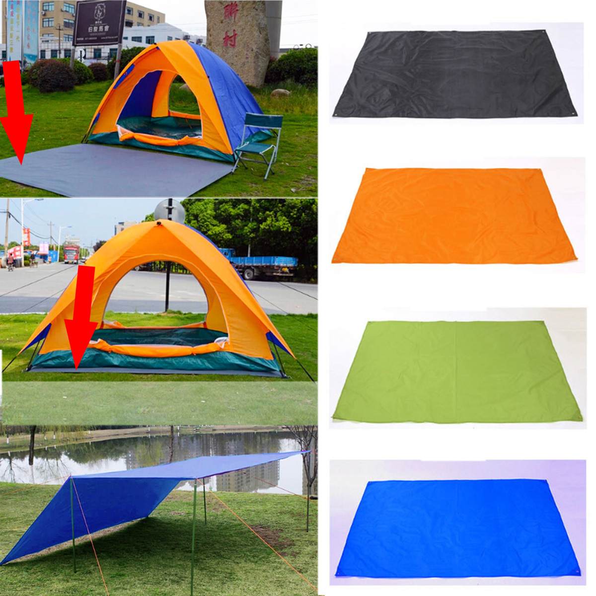 3x3m Sun Shelter Awning Waterproof.